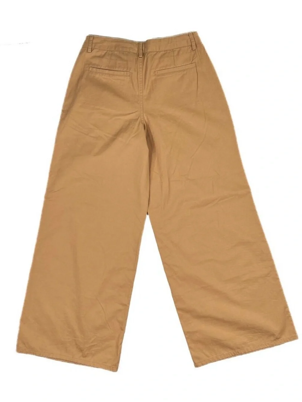 Urban Outfitters Laura Wide-Leg Drawstring Trouser Pants in Khaki Tan - Picture 5 of 6